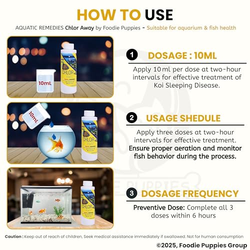 Image of Foodie Puppies Aquatic Remedies Chlor Away - 100ml (Pack of 2) | Suitable for Fresh Water and Salt Water | Chlorine and Chloramine Remover | Aquarium Water Conditioner, with Free Key Ring