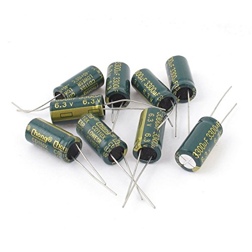 9 Pz 6.3V 3300uF 105C Radial piombo condensatore