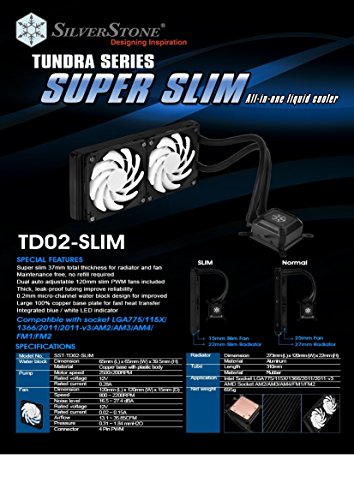 Build My PC, PC Builder, SilverStone Technology Tundra AIO 