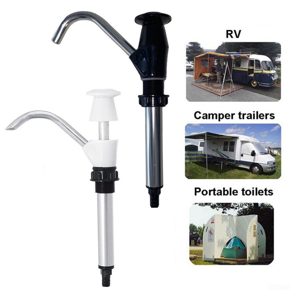 Pompa Manuale per Acqua, Pompa per Acqua per lavello per roulotte, Lega di Alluminio per Barche, Camper, Doppio rimorchio da Campeggio, Strumento di pompaggio di Ricambio per campe
