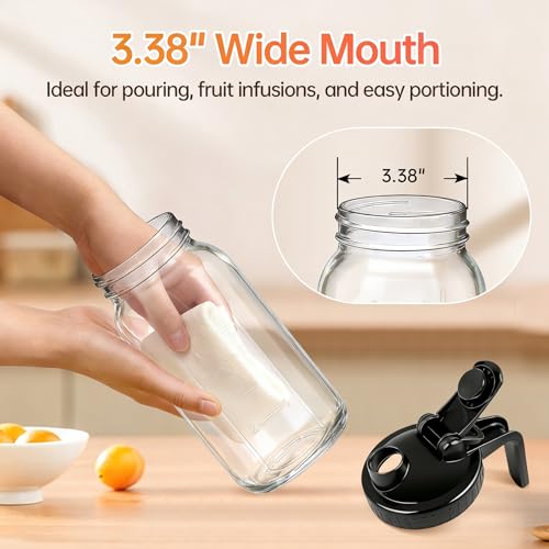 Save 10% on 64oz Glass Pitcher with Lid & Spout - Image 3