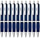 ZENSCRIBE® Ergonomische Kugelschreiber 10 Stück, Premium Kugelschreiber Set Hochwertig, Rutschfester Kulli für einfaches & weiches Schreiben, Blauschreibender Kugelschreiber Blau