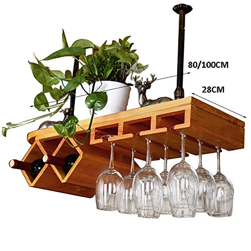 Étagères de rangement pour gobelets et verres à vin suspendus - 7