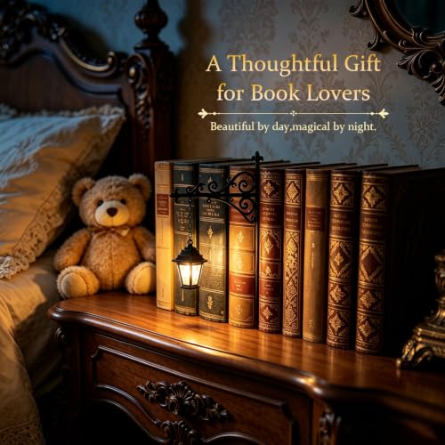 Neliangia Library Lantern-Decorative Bookshelf Lighting,Fantastic Shelf Decor Lamp with Warm LED Nightlight,Miniature Hanging Shelf Lamp,Portable Mini Bookshelf Lamp for Literary Lovers (3 PC) — view 2