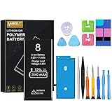 2040mAh Battery for iPhone 8(Upgraded),Vancely Replacement 0 Cycle Battery with High Capacity for iPhone 8 with Full Remove Tool Kits (Only for iPhone 8) - 12 Months Warranty…
