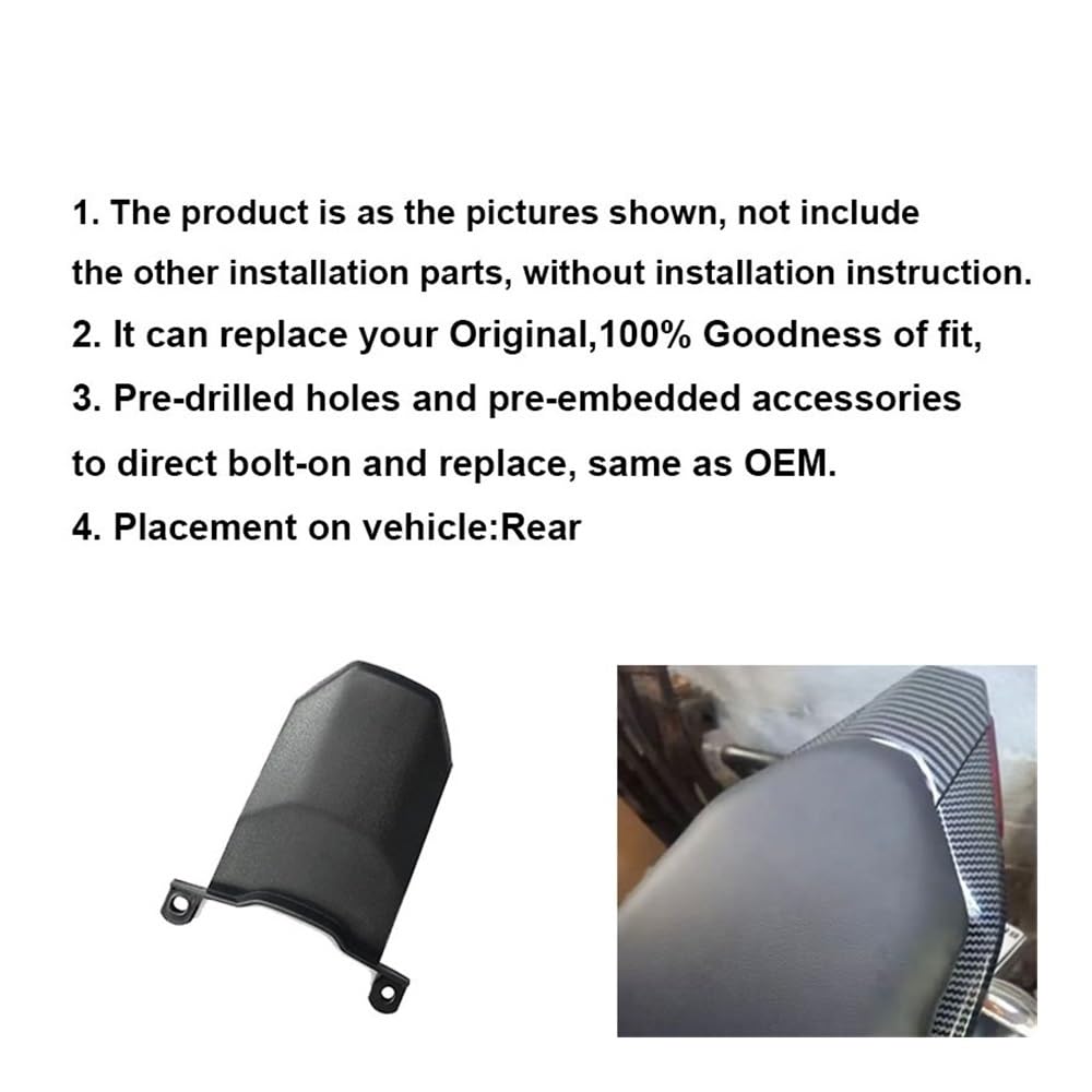 Carénage Arrière Pour Pour MT-07 FZ-07 MT07 FZ07 MT 07 2014-2017 Accessoires De Moto Garniture Couvercle Arrière Carénage Central Siège Supérieur