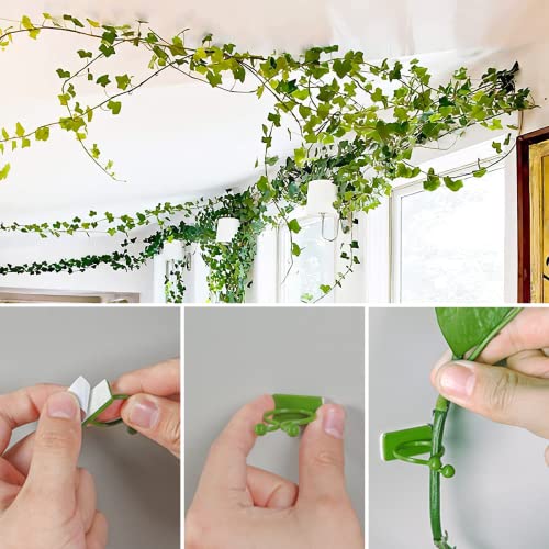 Ivy Artificial Garland Pack of 12 Green Fake Ivy Plants Ivy Vine for Garden Wedding Party Wall Decoration (2.2 m - Image 4