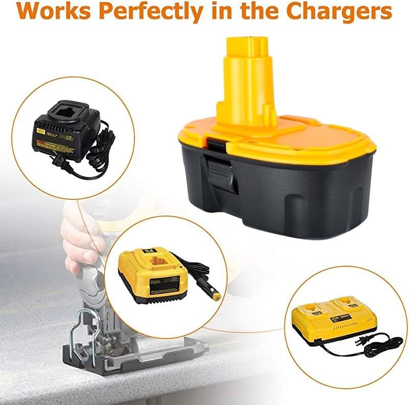 Miniatura 3 de 3000mAh para Dewalt 18V Batería DC9096 C9098 DC9099 DW9095 DW9096 DW9098 DE9038 DE9096 Batería de herramienta eléctrica