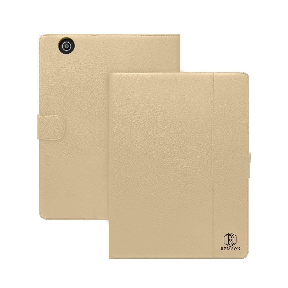Remson Multifunctional Leather Case with Card Slot Compatible For Mediapad T3 7.0 (Peach)