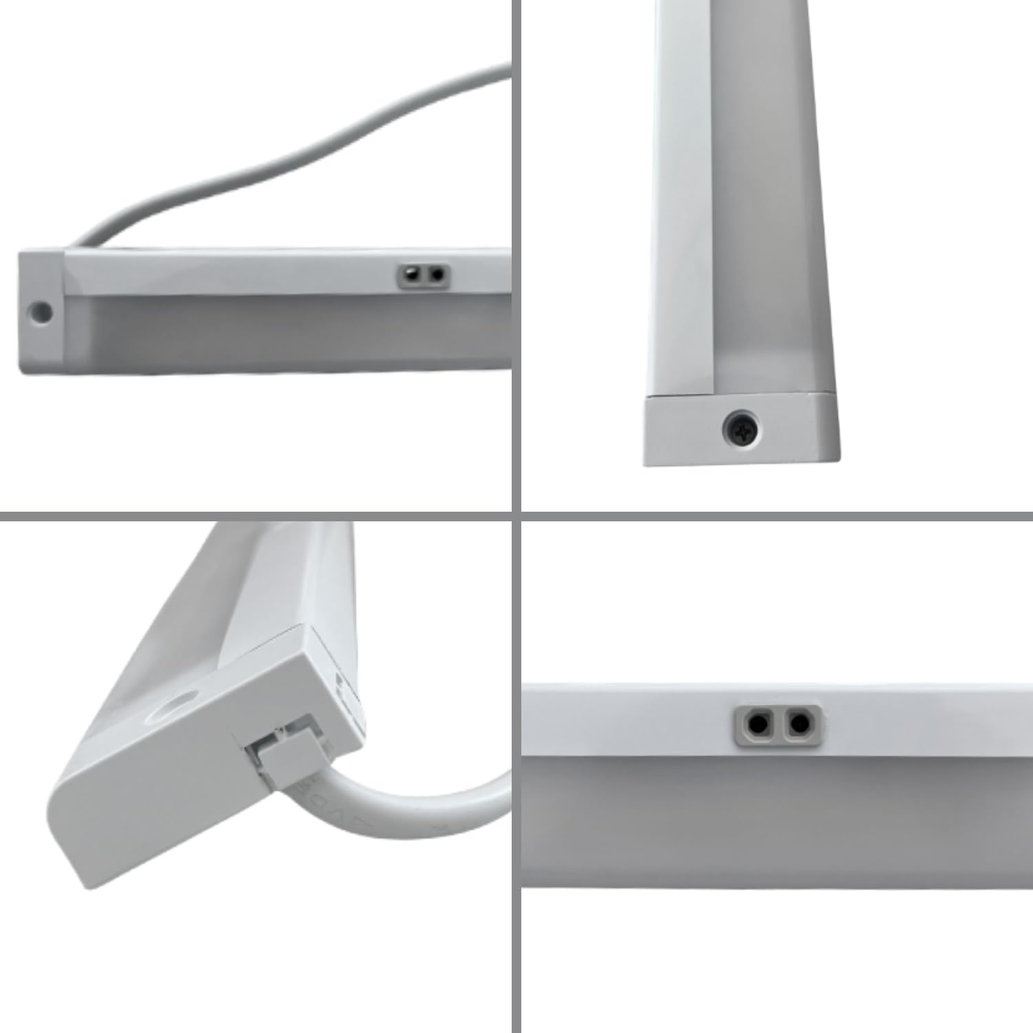 Evotrade Luminella Sottopensile LED Marbella con Dimmer Tattile e ON/OFF a Sfioramento – Luce Regolabile 3000-6500K, Lunghezza 60 cm, Cavo 1,5 m con Spina Europea, per Cucina e Ufficio