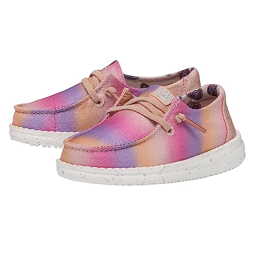 Hey Dude Toddler Wendy Sparkle | Toddler Loafers | Kids Slip on Shoes | Comfortable & Light-Weight2