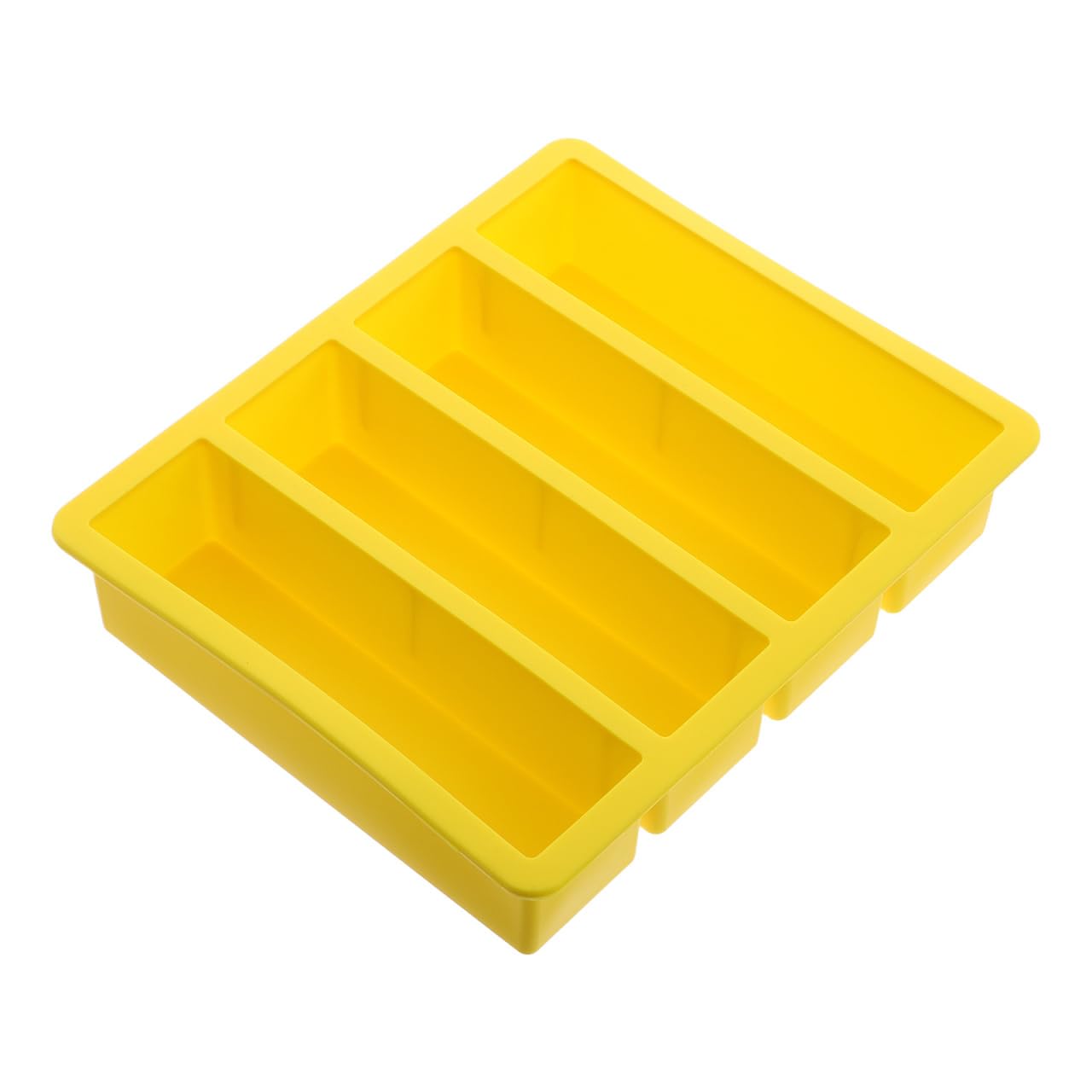 KOCKSHION Silicone Ice Cube Mold Cavity Flexible Long Tray Large Slow Melting Ice Cubes for Freezer Cold Drinks Baking and Food DIY Tool