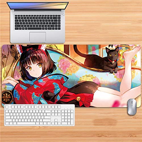 Preisvergleich Produktbild KaiWenLi Haruhi / Anime-Charakter Cartoon-Mausunterlage / Maxi-Version / Wasserdicht, Anti-Rutsch, Anti-schmutzig / E-Sport, Spiele, Büro Sonder (Color : 3mm, Größe : 900x400mm)
