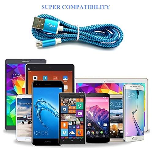 2Pack 3.5Ft Micro Usb Cable Android Fast Charger Power Cord For Samsung S7/S6, Note 5/4, Galaxy J7 J3, Tablet Tab 3 4 S2 A 10.1 9.7 8.0 7.0 S 10.5 E 9.6 Pro Kids Lite Nook, Kindle Tablets Fire Hd Hdx #TOP5