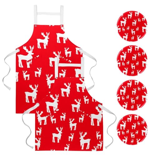 Tablier de cuisine pour pâtisserie nettoyage et restaurant lot de 2 avec broches amovibles