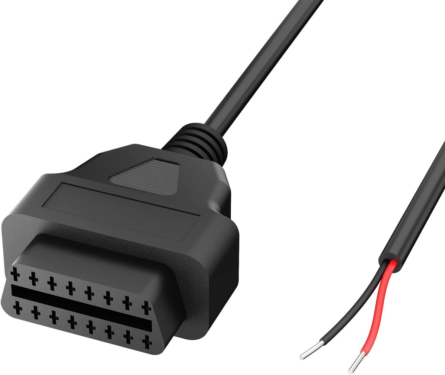 2 Pin to 16 Pin OBD2 OBD ll Power Cable Adapter