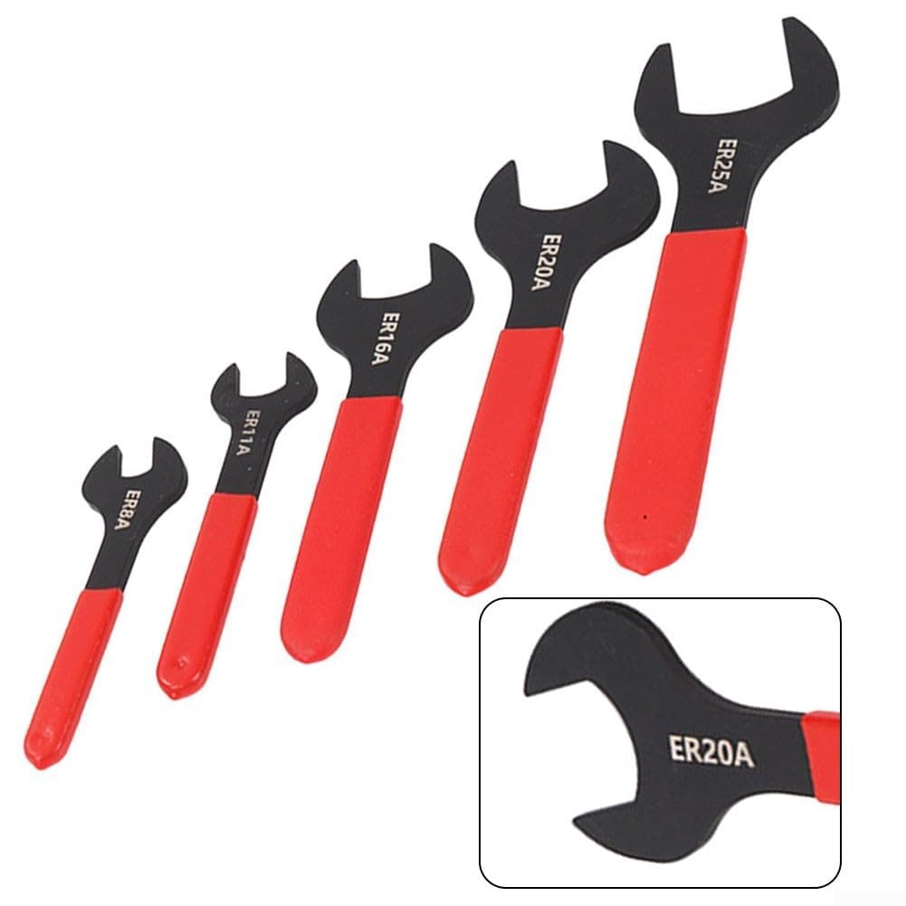 Chiave inglese resistente per ER8A/ER11A/ER16A/ER20A/ER25A per mandrino, durata affidabile (ER25A)