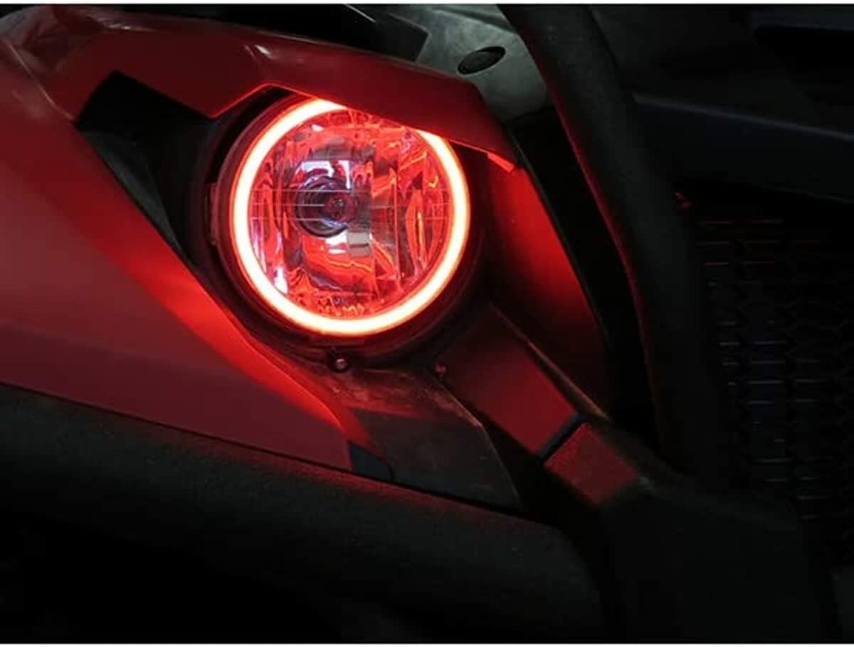 SYA Angel Eyes LED Halo Accent Light Kit | Compatible with Yamaha Kodiak 450/700 | ATV Accessories | Green