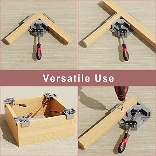 Woodworking Tools, WETOLS Corner Clamp 2pcs - 90 Degree Right Angle Clamp - Single Handle Corner Clamp with Adjustable Swing Jaw Aluminum Alloy, Photo Framing - Tools for Men Gifts 7 Woodworking Tools, WETOLS Corner Clamp 2pcs - 90 Degree Right Angle Clamp - Single Handle Corner Clamp with Adjustable Swing Jaw Aluminum Alloy, Photo Framing - Tools for Men Gifts