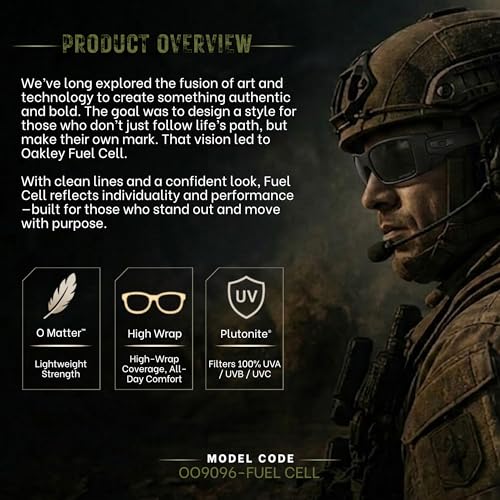 Image of Oakley Standard Issue SI FUEL CELL Military Grade Sunglasses With Official Eyewear Kit