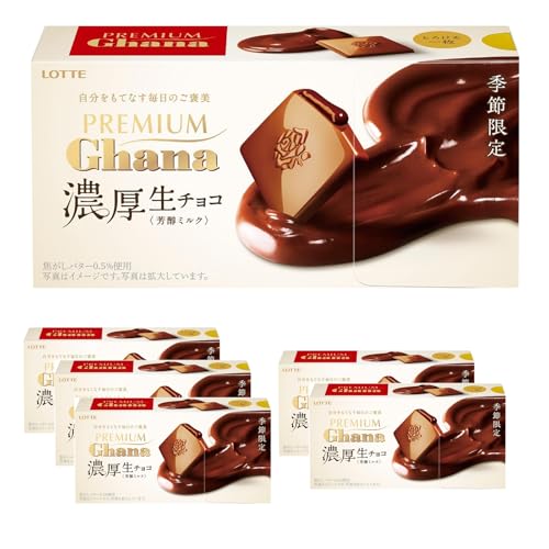ロッテ プレミアムガーナ 濃厚生チョコレート(芳醇ミルク) 12枚×6個のサムネイル