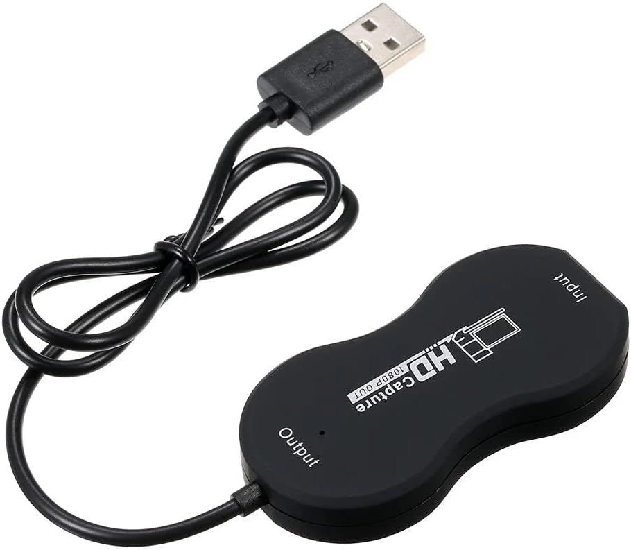 GOLDEN BLUE HD Video Capture Card HD in USB Out Maximum Support 4K Input 1080P Output Resolutions Small Size Wide Compatibility Black