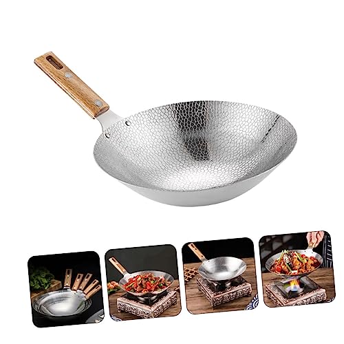 Wok de Acero Inoxidable PRETYZOOM para Cocina miniatura 6
