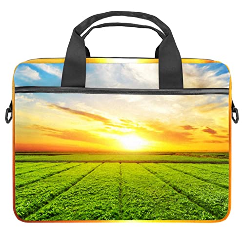 Sacoche ordinateur portable 13-14.5 anti-rayures sac à bandoulière imprimé prairie