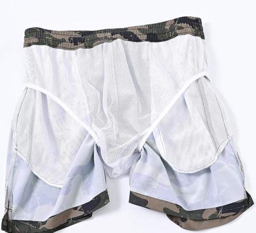 Image of Tyhengta Men's Swim Trunks Quick Dry Beach Shorts with Zipper Pockets and Mesh Lining