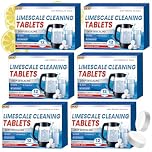 72 PCS Descaler for Kettle Tablets, All Purpose Kettle Descaler Tablets, Powerful Coffee Machine Descaler Tablets for Kettles, Irons, Shower Heads, Coffee Machines