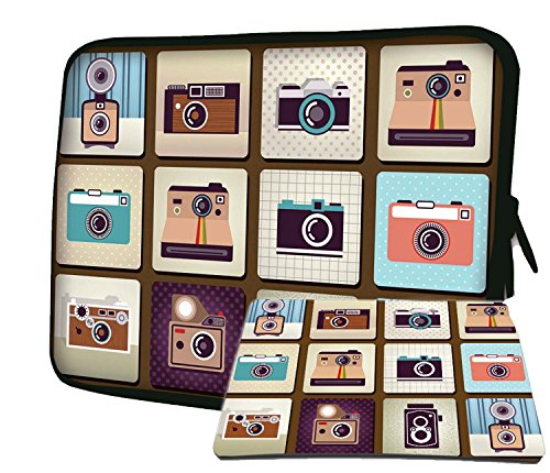 LUXBURG® 15,6 pollici Custodia Morbida per PC portatili Laptop Notebook Lettore ebook e Tablet. Inoltre Mouse Pad libero! Per Apple, Acer, Chromebook, Dell, HP, Lenovo, Samsung, Sony, Toshiba Laptop