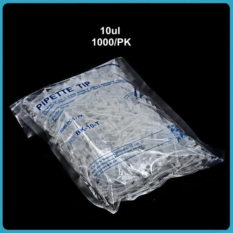 Laboratory Pipette tip Dispenser, Universal Pipette tip, Plastic Pipette tip, White, Yellow, Blue 10ul 20 200 1000 5000ul(1000ul EXTD (500pcs))