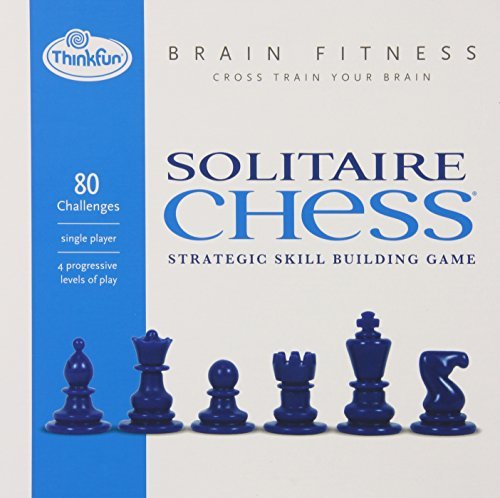By Vesa Timonen ThinkFun - Brain Fitness Solitaire Chess, 1 game (Brdgm) [Game]