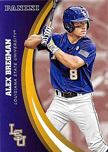 Alex Bregman Baseball Card (LSU Tigers) 2015 Panini Team Collection 71