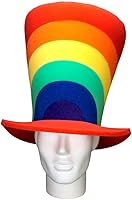 Vista 1 de FOAM PARTY HATS: Pride Hats Pride Rainbow Wide Top