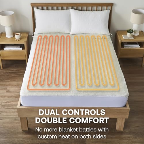 Chauffe-lit électrique polaire Dimplex King Size lavable double commande - 3