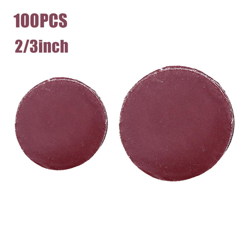 100 Pezzi 50/75 mm Dischi abrasivi Carta vetrata abrasiva Rotonda Grana 800-3000 Nastro abrasivo Carta lucidante tampone smerigliatrice angolare Accessori, 2 Pollici, 10