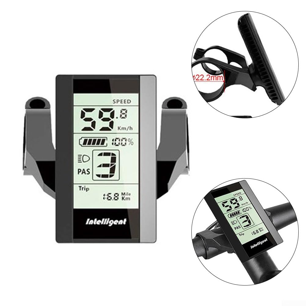 Schermo LCD per bicicletta elettrica 800S per Bafang BBS01 BBS02 HD Motore centrale schermo verticale