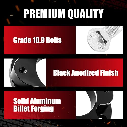 Flycle 1.5'' Front Leveling Lift Kit for 2024 Tacoma,1.5 inch Lift & Level Strut Spacers Enhance Off - Road Stance - Thumbnail 3