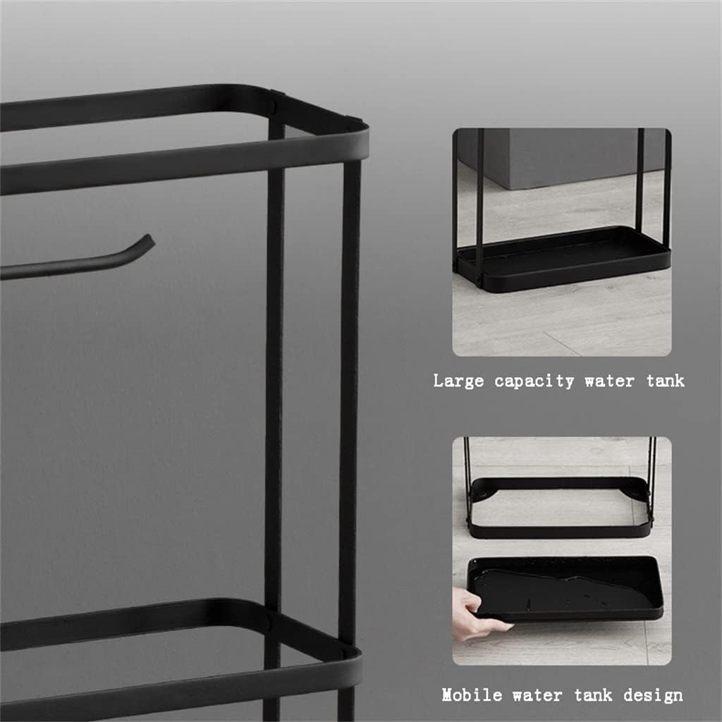 Iron Umbrella Stand Hotel Office Entrance Furniture Rain Gear Umbrella Tube Home Decor Accessories