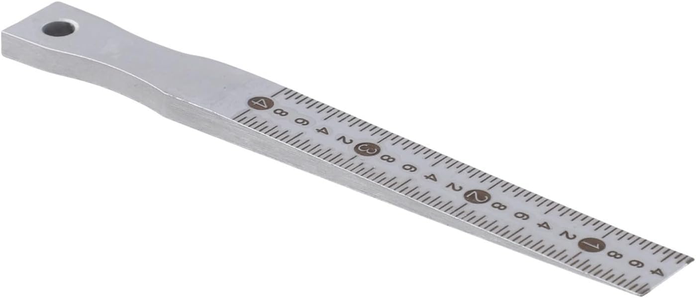 Taper Gauge Gap Feeler Welding Wedge, Carbon Steel Hole Measure Tool 0.2-4mm 0.5-10mm 1-10mm Automotive Construction Industry(0.2-4mm)