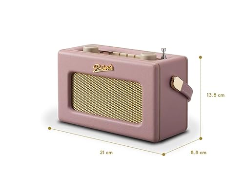Roberts Revival UNO FM/DAB/DAB+ Digital Radio with Bluetooth, Dusty Pink - Image 4