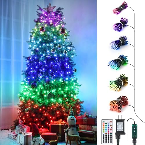 iBaycon RGB Christmas Tree Lights, 540 LED Color Changing Christmas