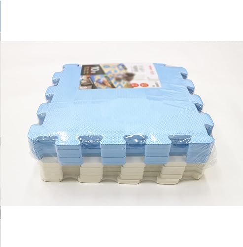Miniatura 2 de Tapete no tóxico, azulejos entrelazados de espuma EVA, tapete de equipo para gimnasio, tapete de EVA para niños (20 pies cuadrados (20 azulejos) 1 x