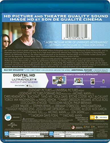 Blackhat (Blu-ray + DVD) B00SCBVZZ8 Book Cover