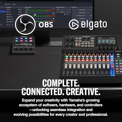Image of Yamaha MGX12 18ch Digital Mixing Console, Dual USB-C Audio Interface, Includes Cubase Al, WaveLab Cast LE, Basic FX Suite and Steinberg Plus Software Bundle, White MGX12 W