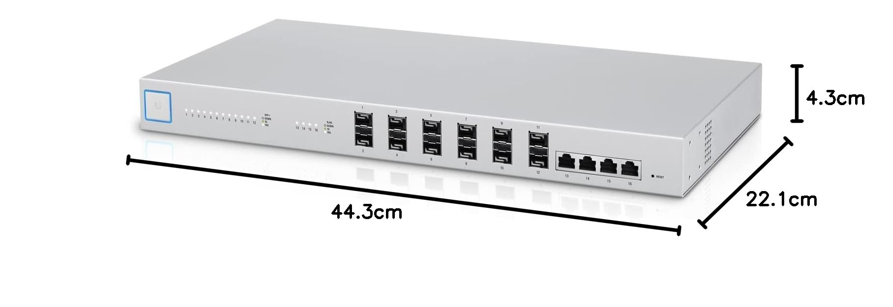 Ubiquiti Unifi Switch Us-16-Xg (4p 10g Rj45 + 12p 10g Sfp+)