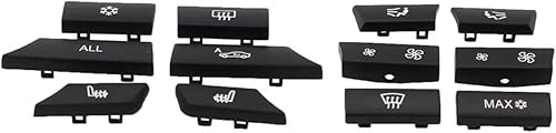 Miniatura 3 de MOTOKU Juego de 12 tapas de botón de calentador de aire acondicionado para BMW 5 6 7 F10 F01 F12 61319313923 931392