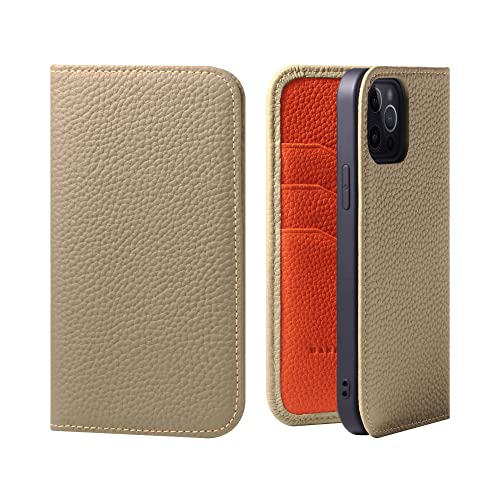 Amazon.co.jp: HANATORA iPhone14Pro ケース 手帳型 本革