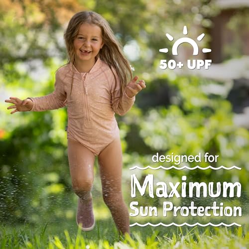 JAN & JUL Long Sleeve 1-pc Girls' UV Swim-Suit Rash Guard (Baby, Toddler, Kids)3